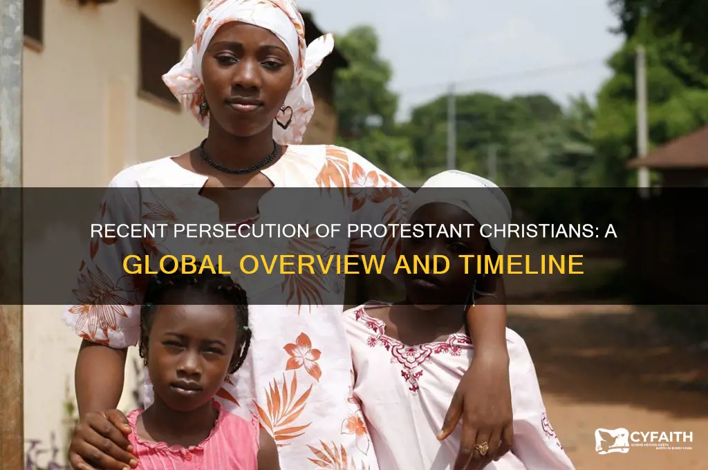when was the last protestant christian presacuted