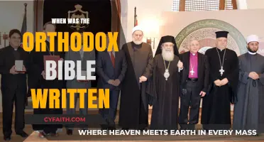 The Origins of the Orthodox Bible: A Historical Timeline