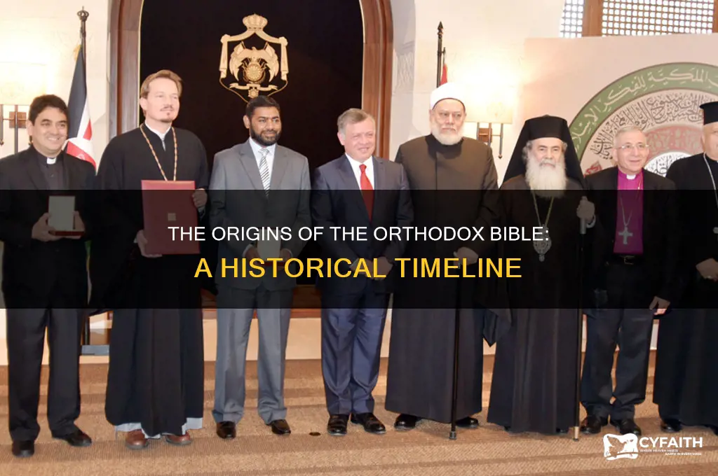 when was the orthodox bible written