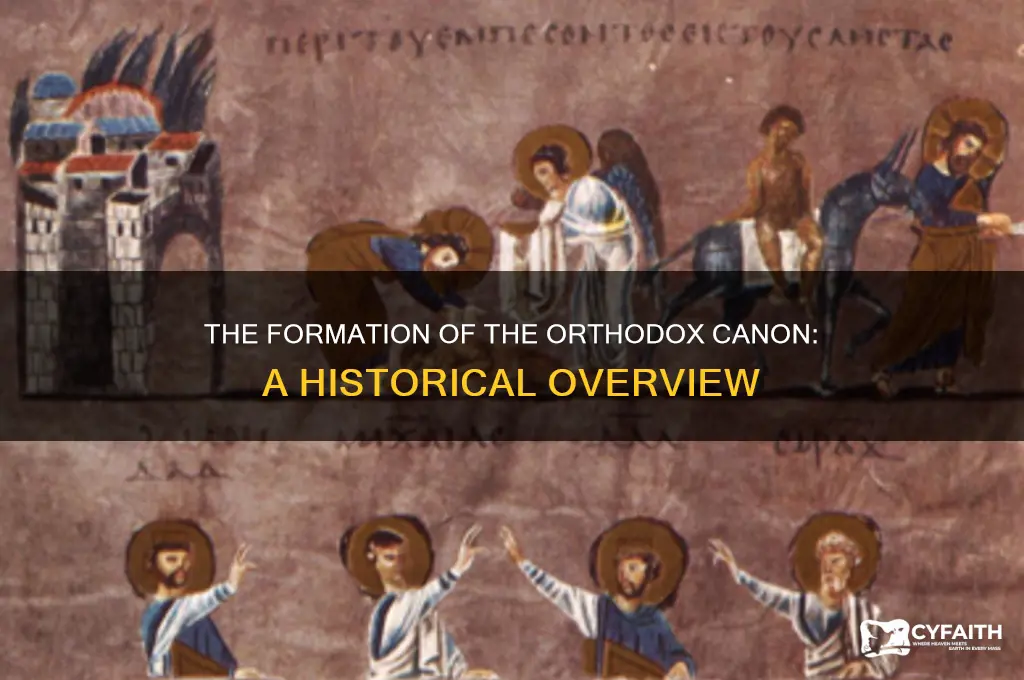 when was the orthodox canon determined
