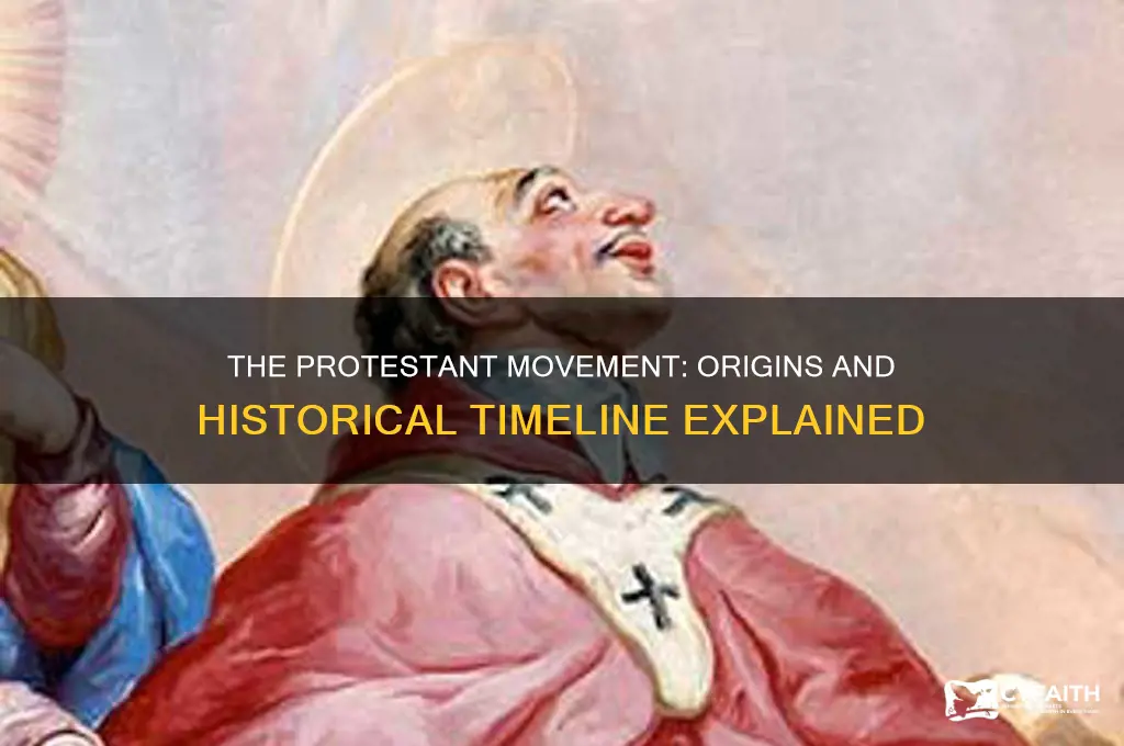 when was the protestant movement