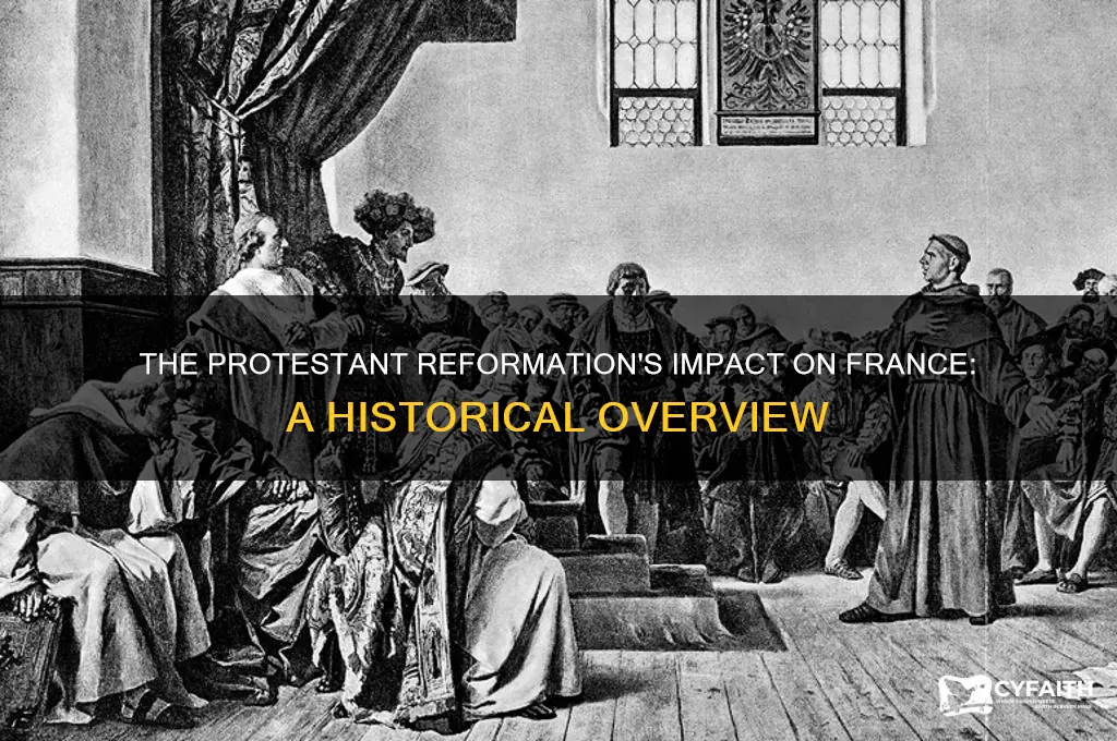 when was the protestant reformation and did it affect france