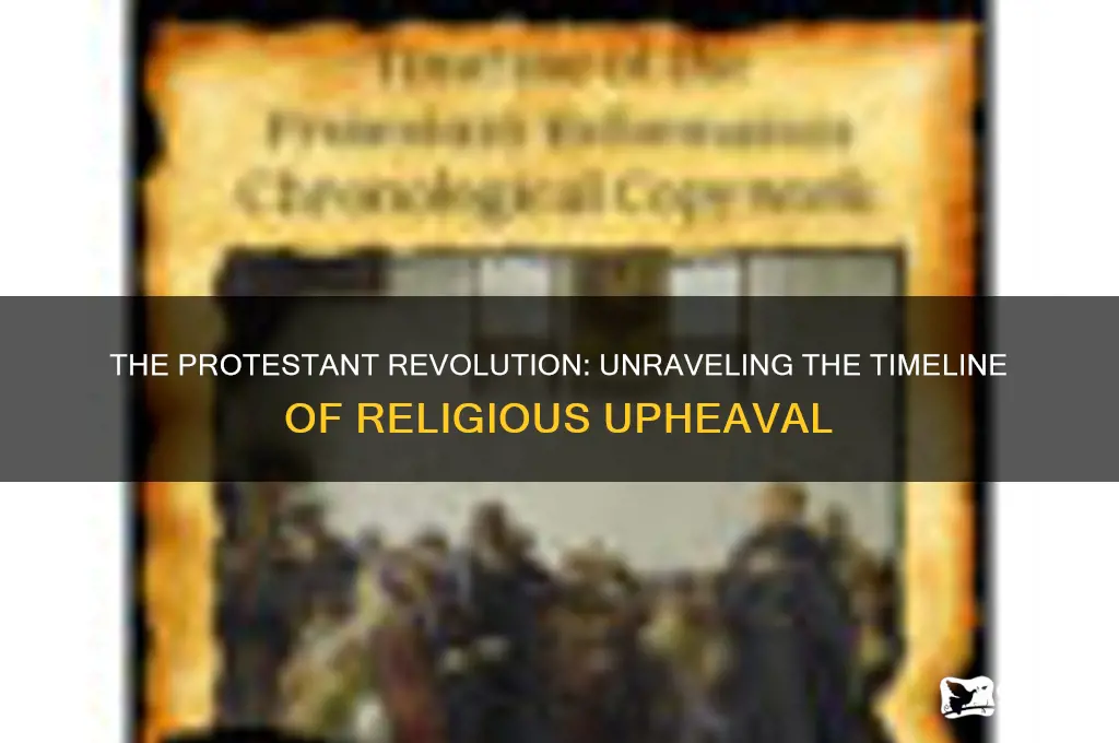 when was the protestant revolution