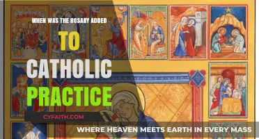 The Rosary's Catholic Integration: A Historical Perspective on Its Addition