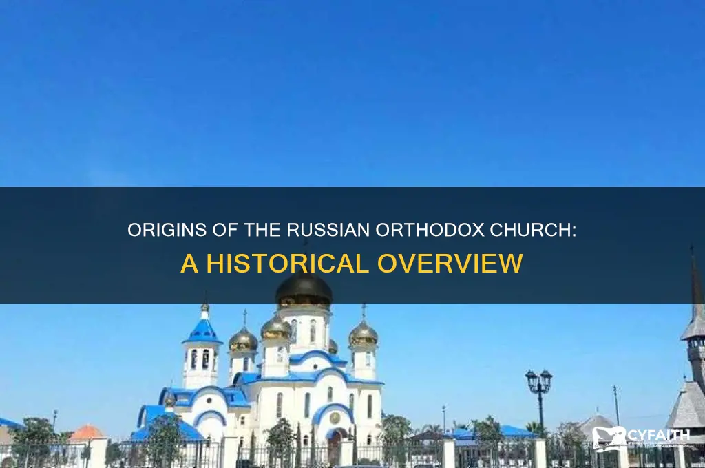 when was the russian orthodox church