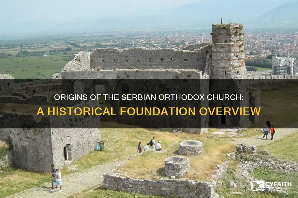 when was the serbian orthodox church founded