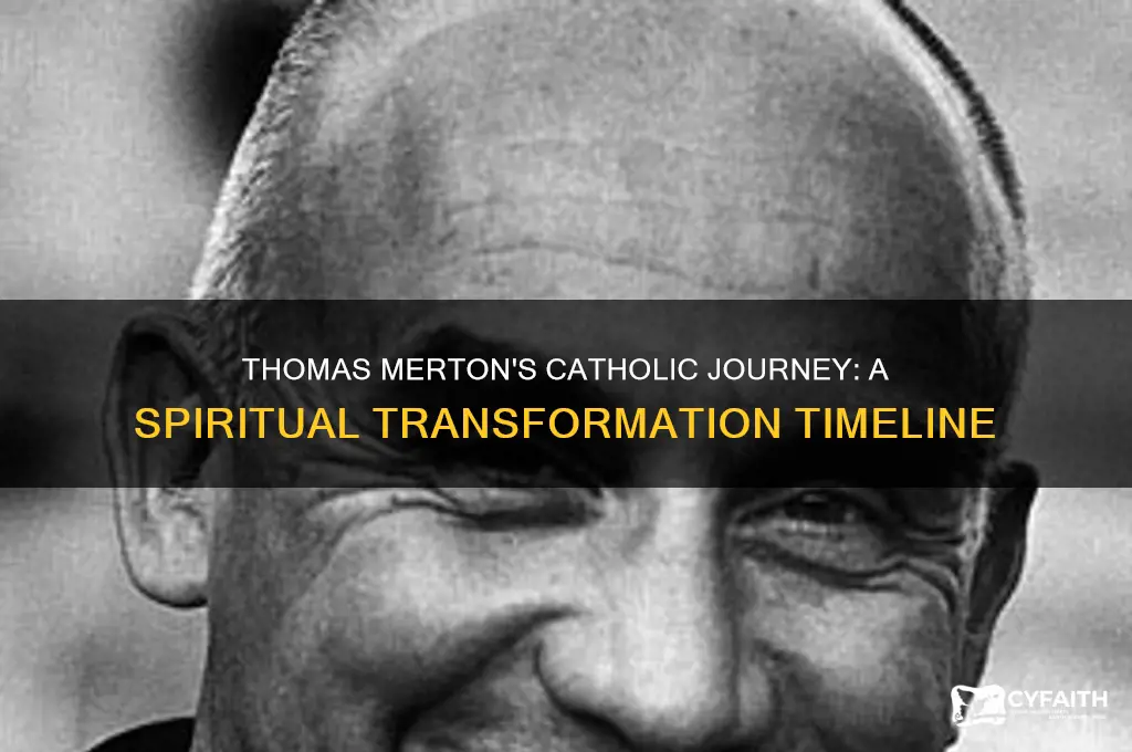 when was thomas merton a catholic