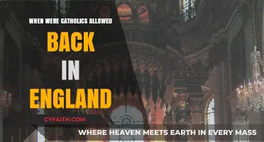 Catholics' Return to England: A Historical Turning Point Explored