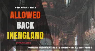 Catholics' Return to England: A Historical Turning Point Explored