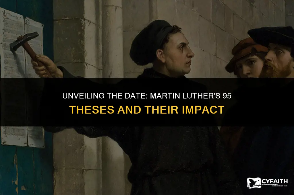 when were martin luthers 95 theses posted