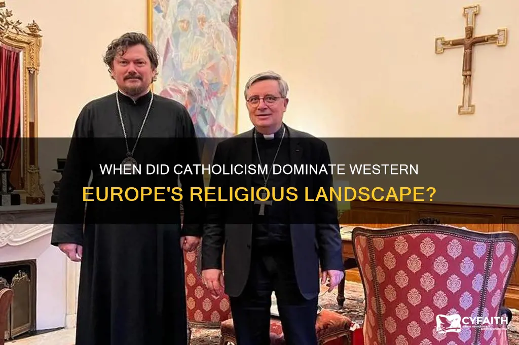 when were most western europeans catholic