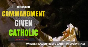 The Catholic Tradition: When Were the Ten Commandments Given?