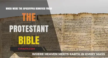 The Apocrypha's Removal: A Protestant Bible Transformation Timeline