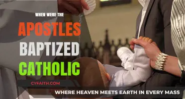 When Were the Apostles Baptized Catholic? Exploring Early Christian Practices