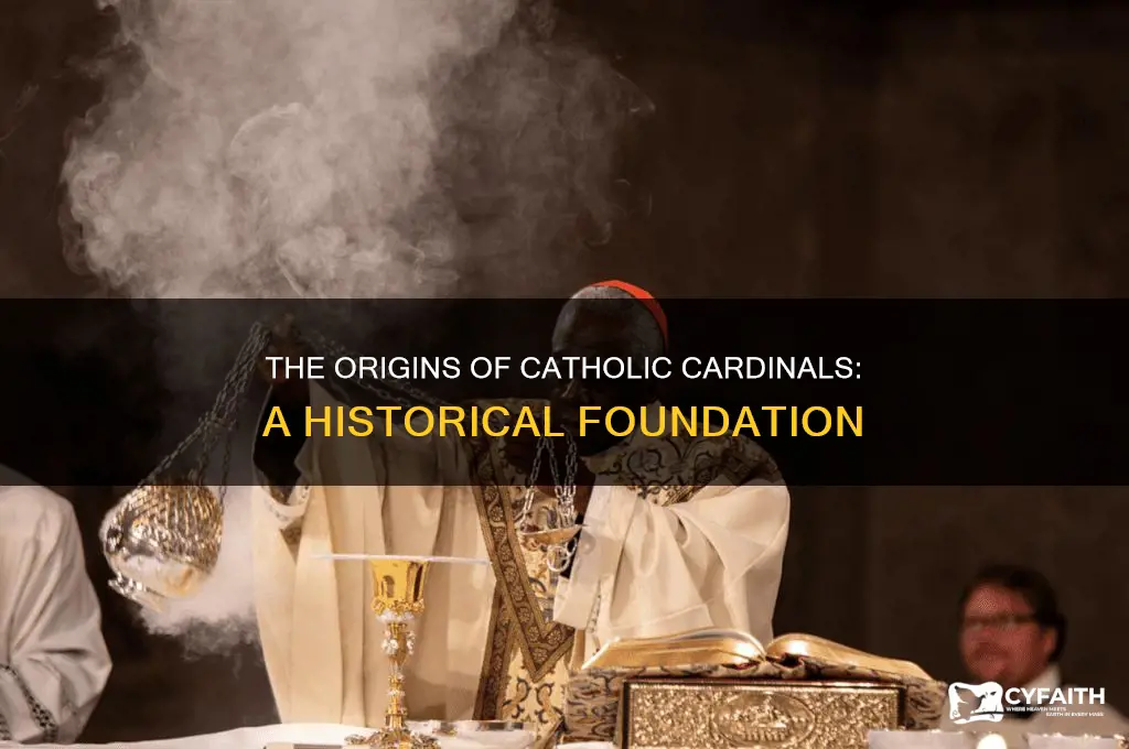 when were the catholic cardinals founded