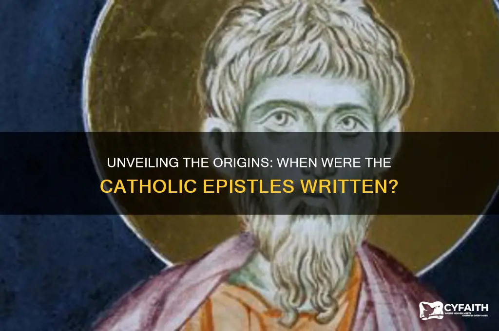 when were the catholic epistles written