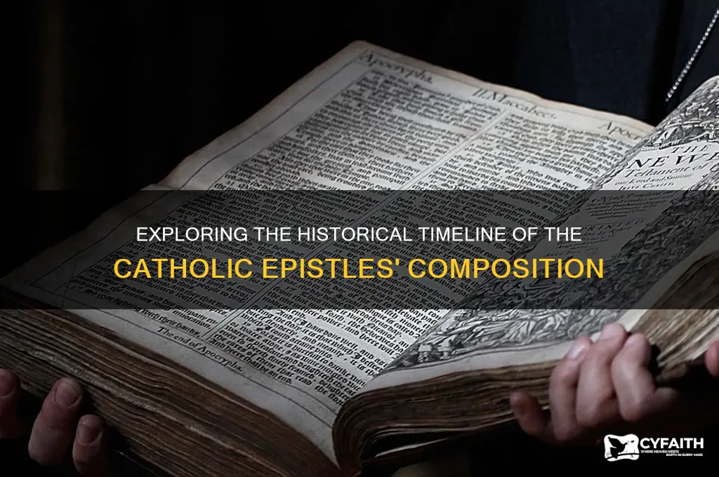 when were the catholic letters written