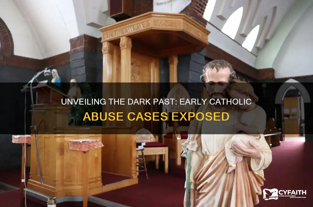 when were the earliest abuse cases catholic