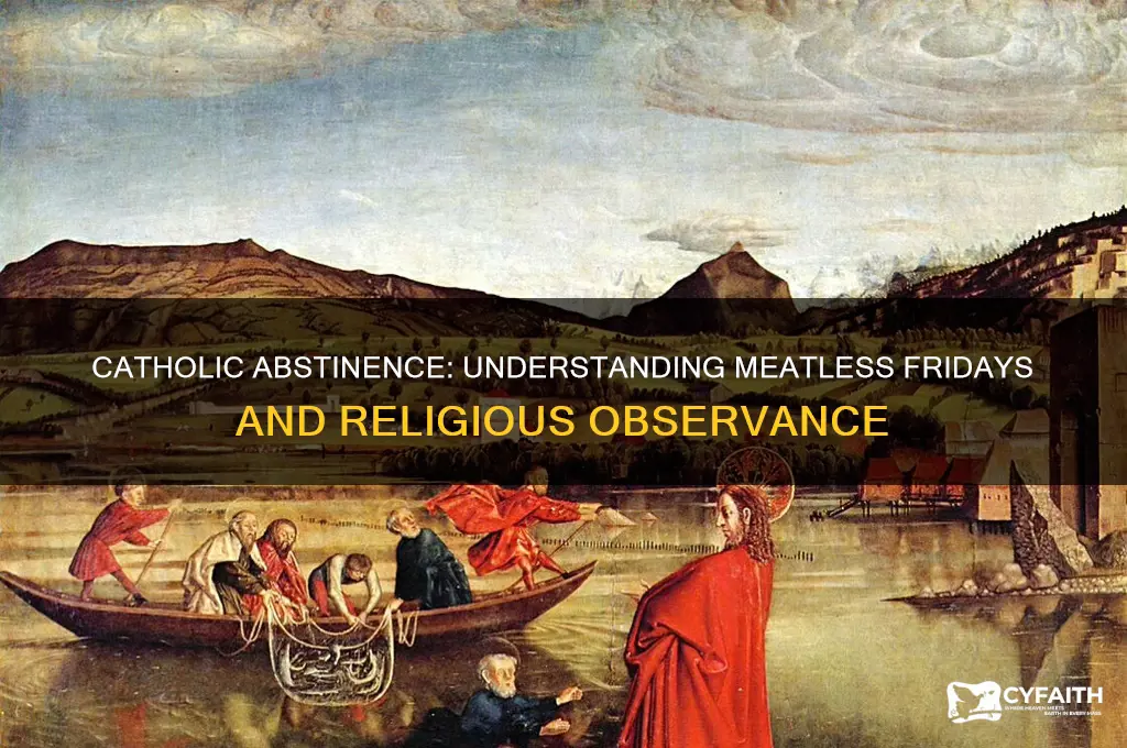 when you cant eat meat in catholic religion