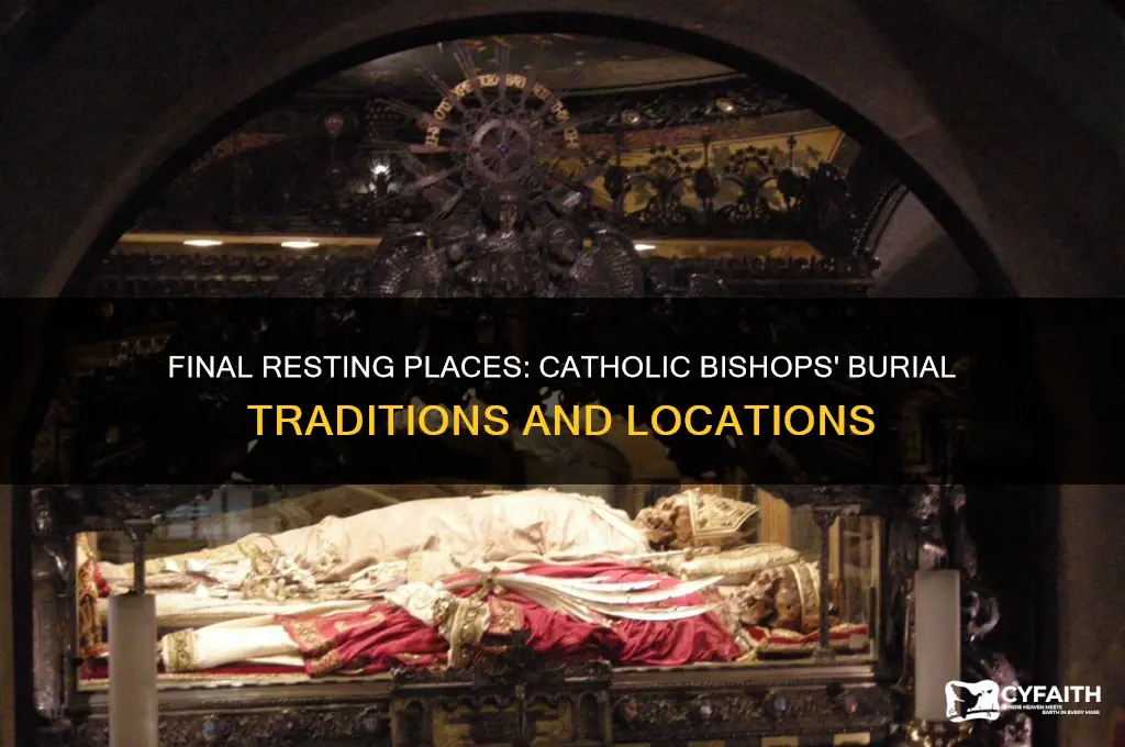 where are catholic bishops buried