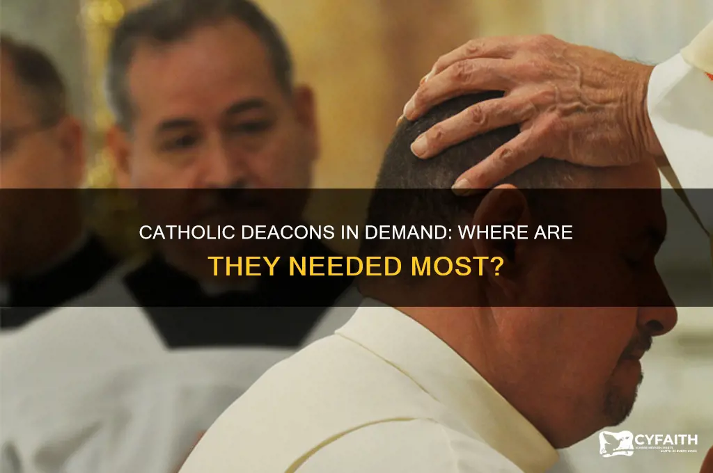where are catholic deacons needed most