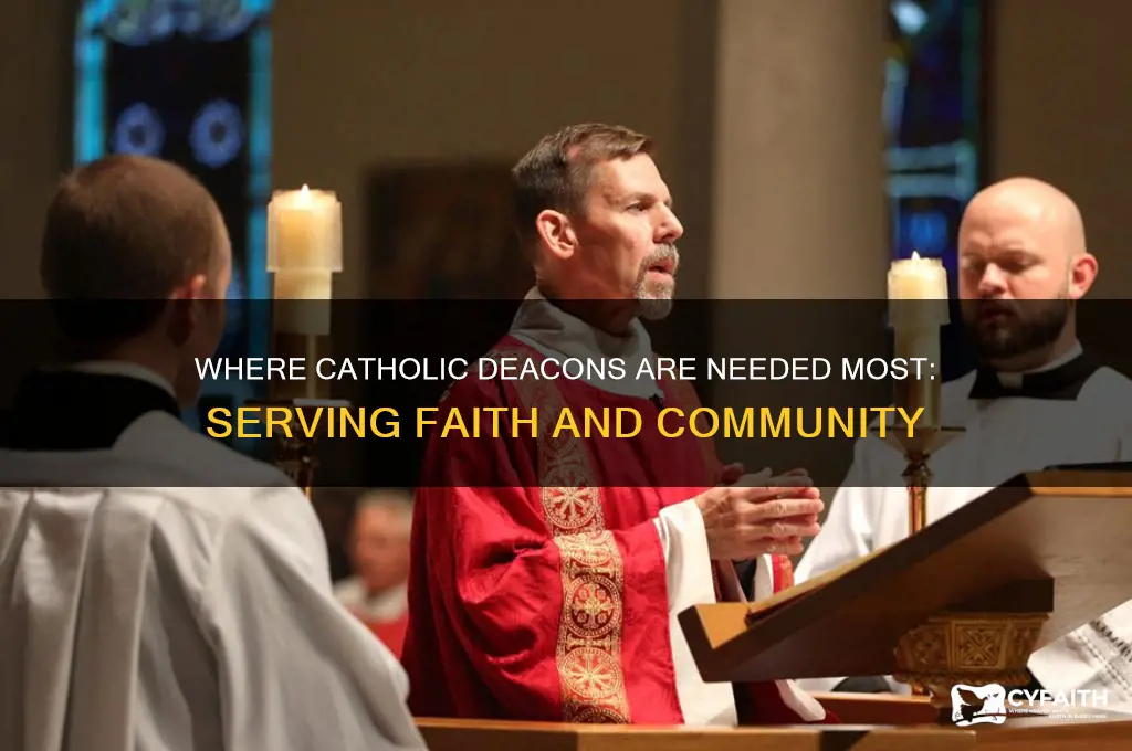 where are catholic deacons needed