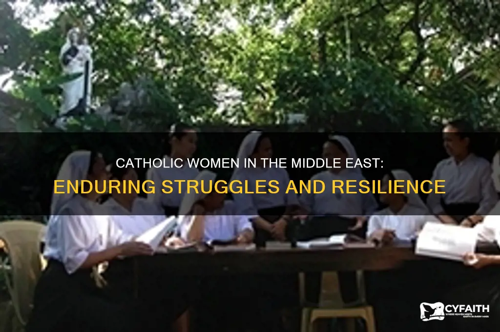 where are catholic women of the middle east suffering