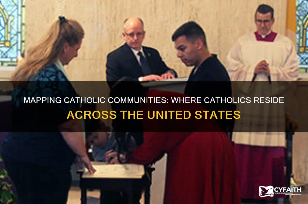 where are catholics located in the united states