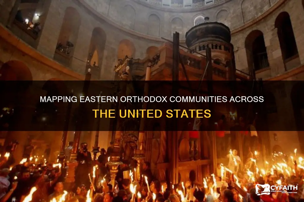 where are eastern orthodox believers in the us map