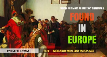Mapping Europe's Protestant Heartlands: Regions with Highest Christian Populations