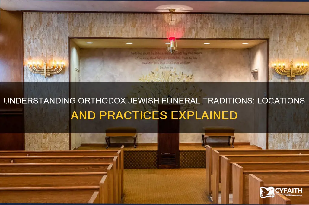 where are orthodox jewish funerals held