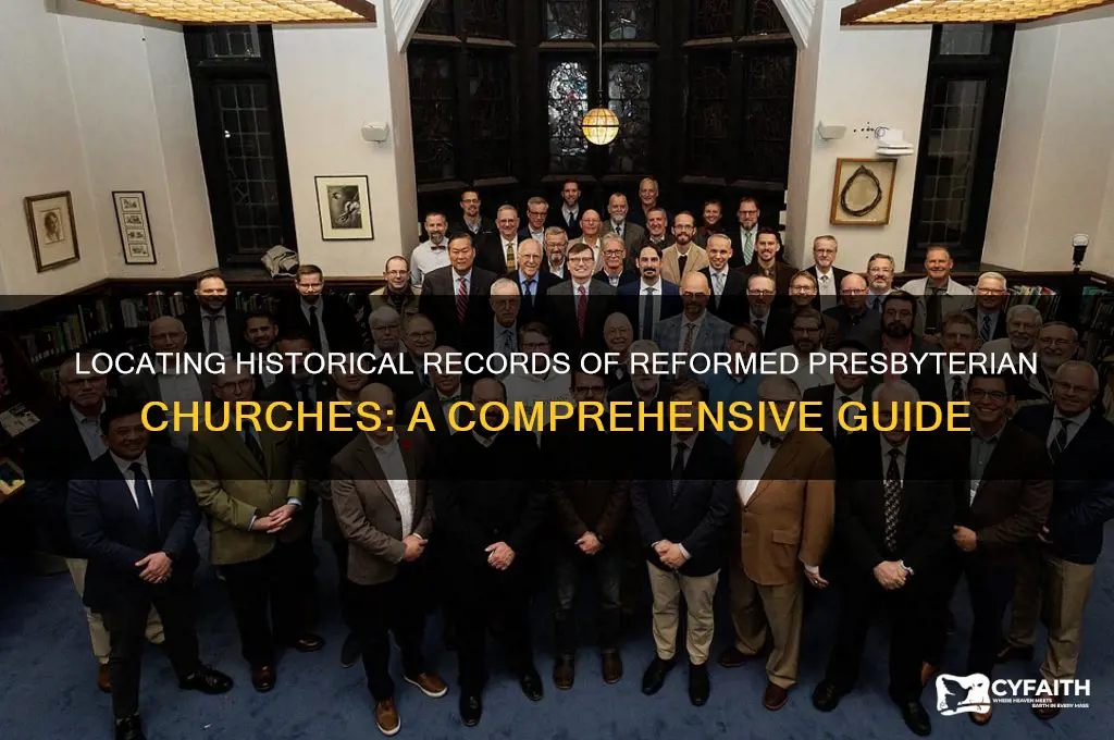 where are records of reformed presbyterian churches