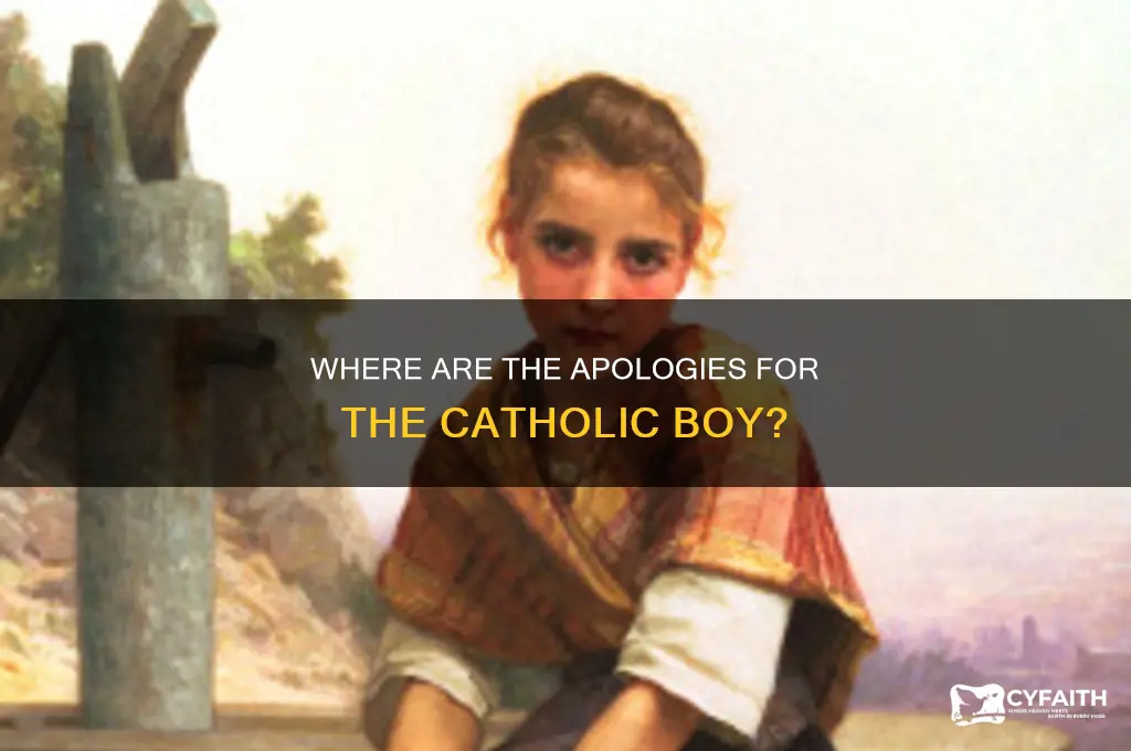 where are the apologies for the catholic boy