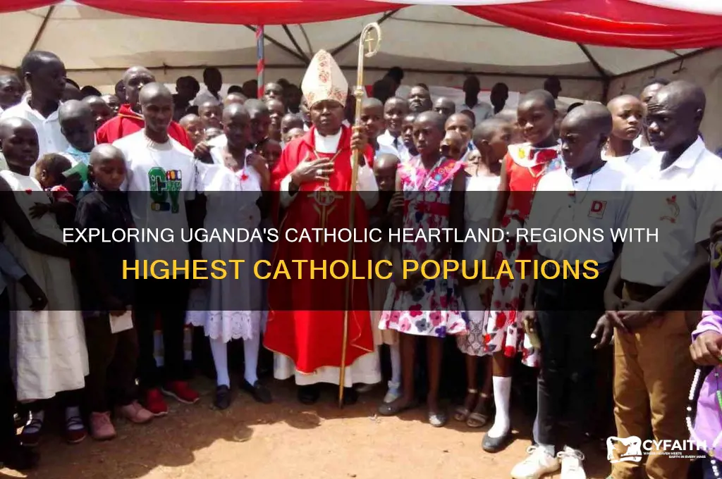 where are the where are most catholics located within uganda