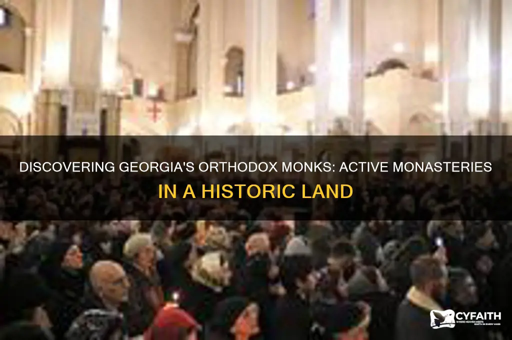 where are there still monks in country of georgia orthodox