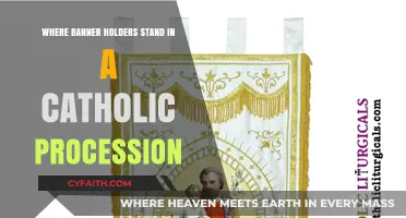 Catholic Procession Banner Holder Placement: Understanding Their Role and Position