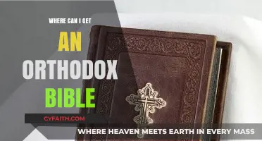 Where to Find an Orthodox Bible: A Comprehensive Guide