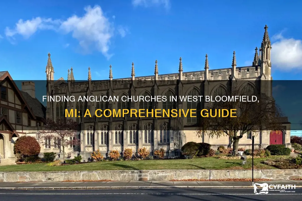 where can i get to anglican church west bloomfield mi