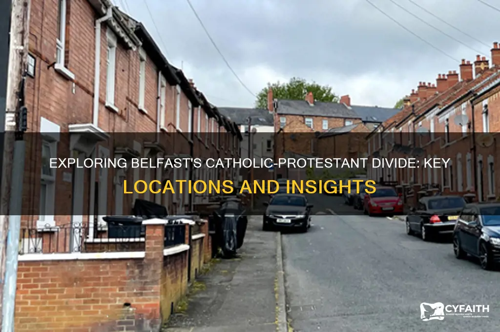 where can i see the catholic protestant divide in belfast