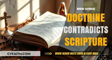 Catholic Doctrine vs. Scripture: Uncovering Contradictions in Church Teachings