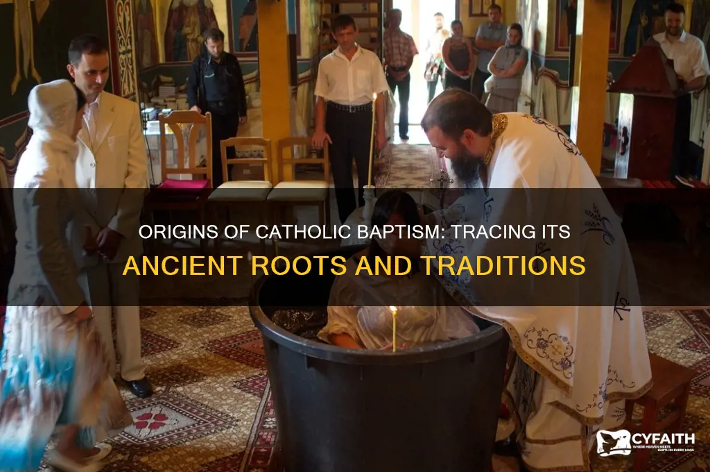 where did catholic baptism come from