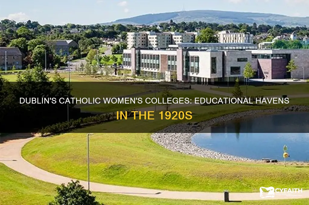 where did catholic women attend college in dublin in 1920