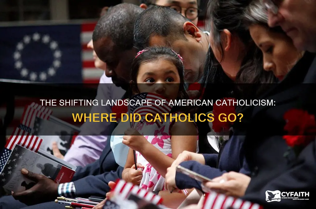 where did catholics go in america