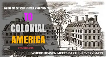 Catholic Settlements in Colonial America: Tracing Their Early Communities
