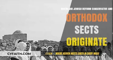 Origins of Jewish Reform, Conservative, and Orthodox Sects Explained
