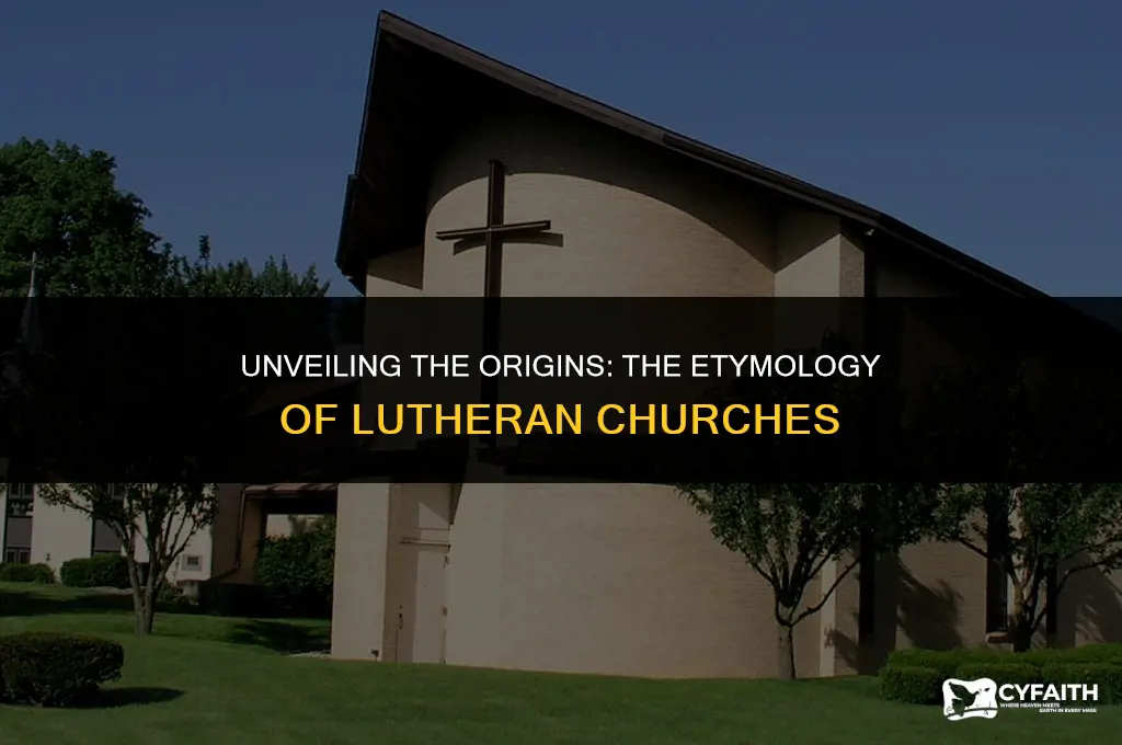where did lutheran chuches get their name