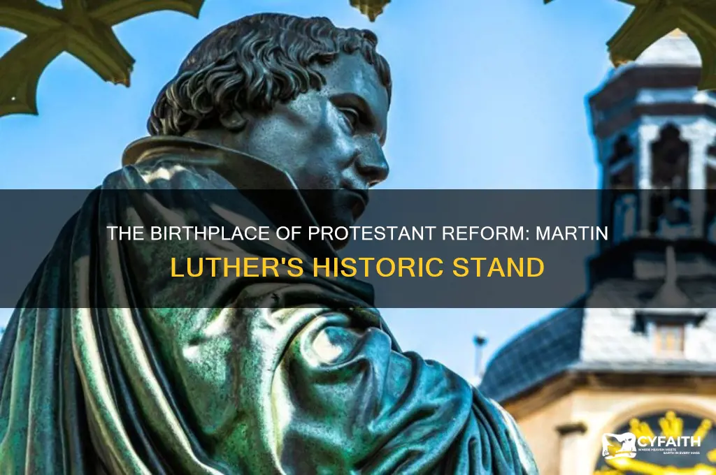 where did martin luther intiate the protestant reform