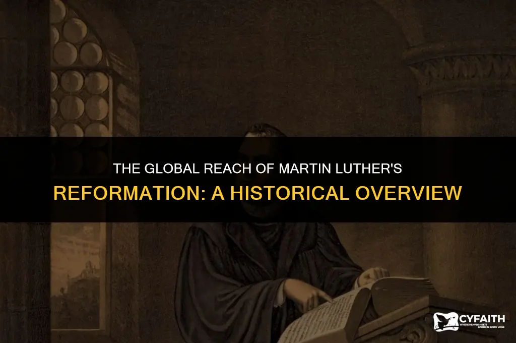 where did martin luthers luthernism spread