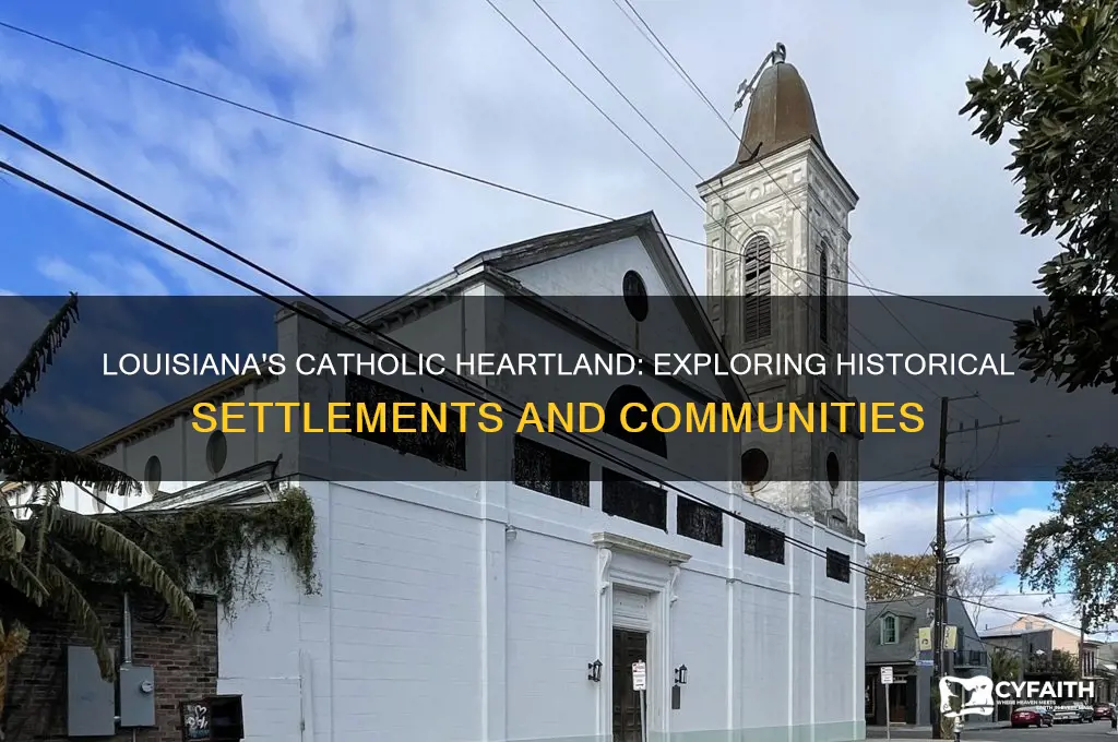 where did most catholics in louisiana live