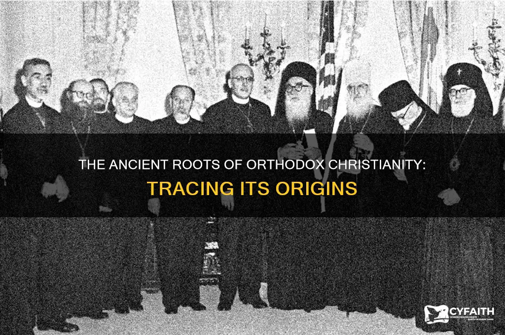 where did orthodox christianity originate